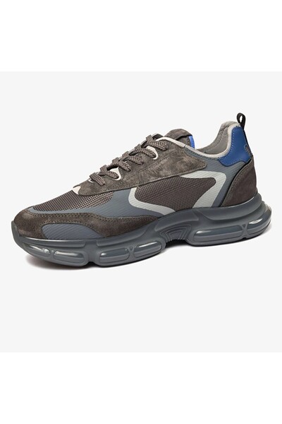 Greyder 17200 K. Gri Erkek Deri Sneaker Spor Ayakkabı