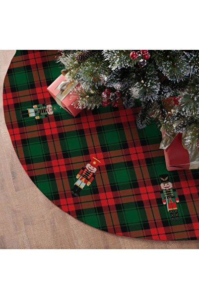 Adawall Husă pentru copac de pin cu tema de Anul Nou AdaHome cu motiv de soldat de plumb