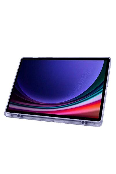 redmud teknoloji حافظة متوافقة مع سامسونج جالاكسي تاب S10 / S9 / S9fe Plus مقاس 12.4 بوصة مع حامل مثلث ومقصورة قلم