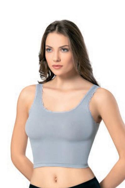 KOTA Camolă crop pentru femei cu bretele groase - 6438