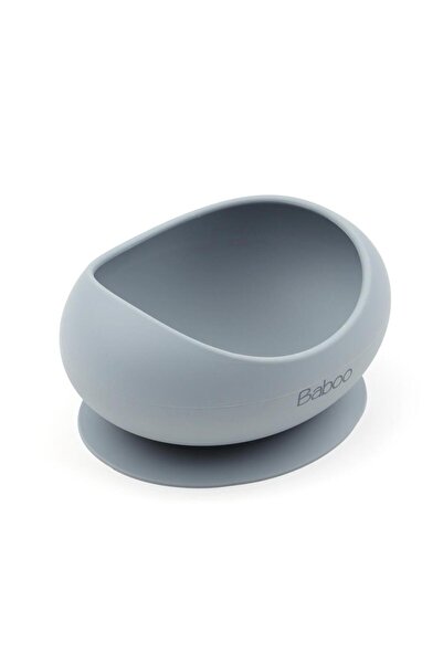 Baboo Silikon Vakumlu Bebek Kase Gri