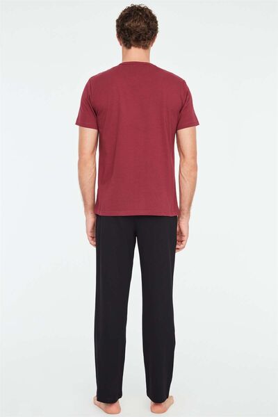 Mod Collection - Erkek Mürdüm Battal Pijama Takımı