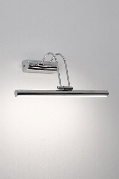 Voxify Gümüş Kaplama Gün Işığı (Sarı) Banyo Duvar Ayna Tablo Aydınlatması Flüt Aplik Kuğu Aplik Ledli Aplik