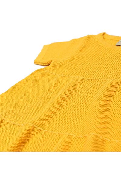 Baboo Yellow Organic Cotton Baby and Kids Summer Dress