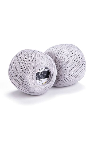 Yarnart Lily - Mercerized Lace Floss Grey-4920