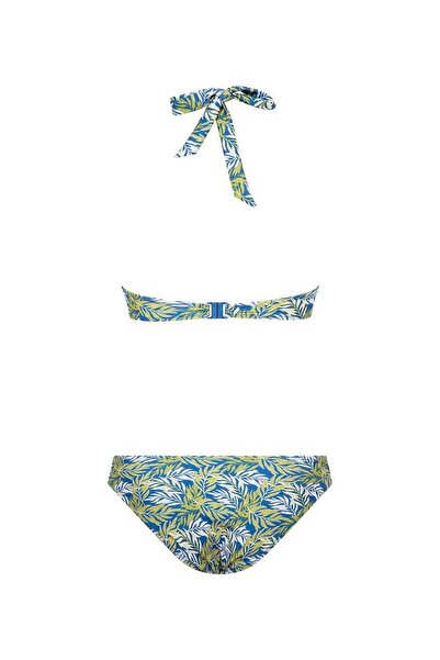 U.S. Polo Assn. Kadın Mavi Bikini Takım