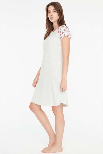 Mod Collection Rochie de damă cu plăci colorate Snow Melange