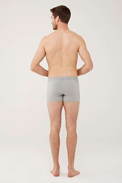 U.S. Polo Assn. Ανδρικό μονό μπόξερ γκρι μελανζέ