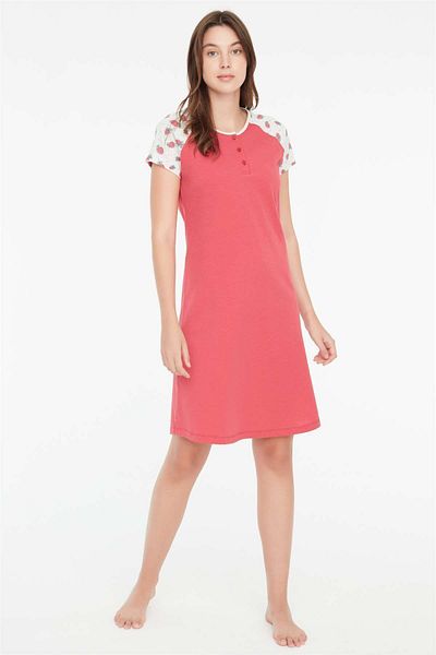 Mod Collection Rochie de damă cu model căpșuni