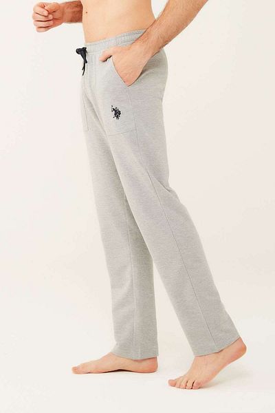 U.S. Polo Assn. بيجامة ميلانج رمادية للرجال 18475