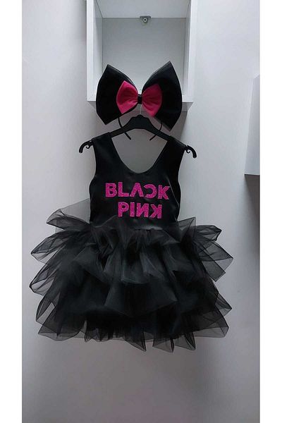 babysmile Black Pink Girl's Dress