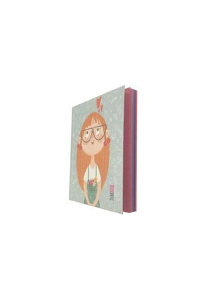 Thinkbook Seria Minnak - Caiet Necăptușit Color Cherry Love 14x11 Cm