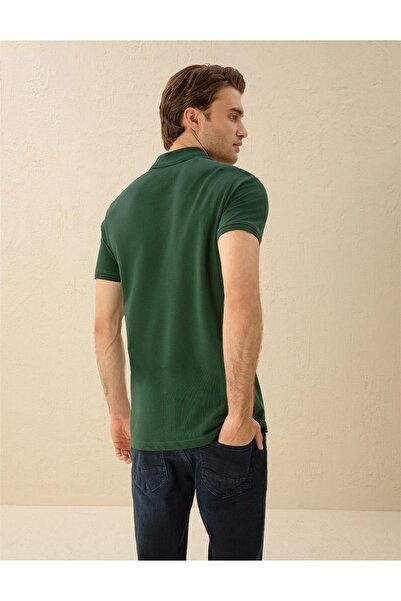 Pierre Cardin G021GL011.000. 1954212   - Σκούρο πράσινο Slim Fit T-Shirt