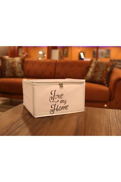 YUNUSOĞLU HOME Mini Boy Bordo Çizgili Hurç 30 X 22 X 18 Cm