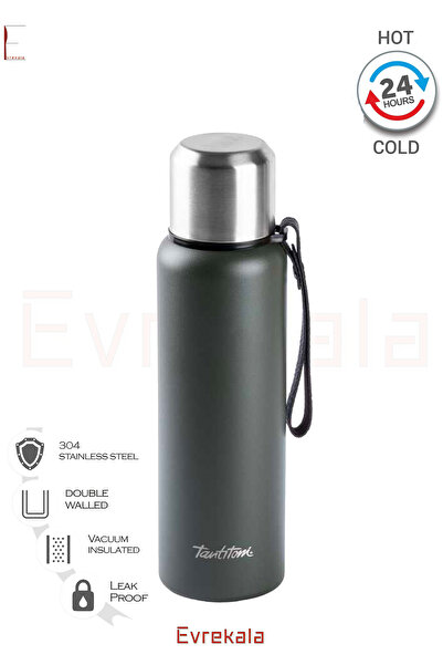 Tantitoni Evrekala Shop Paslanmaz Çelik Termos 24 Saat Isı Yalıtımlı Kamp Ter...