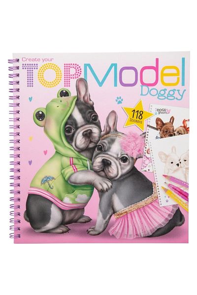 Top Model Create Your Doggy Coloring Book