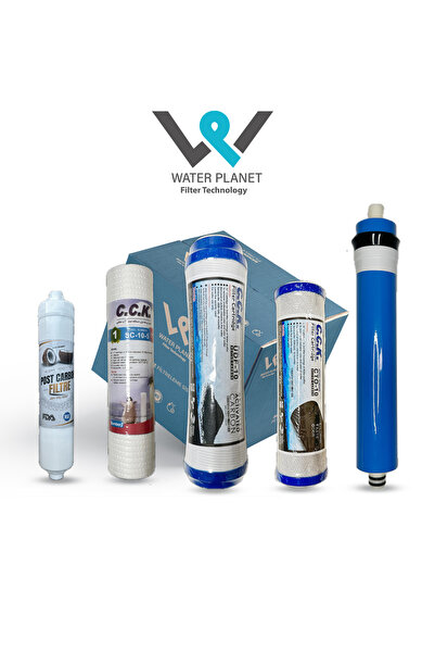 Water planet filter technology Açık kasa uyumlu filtre seti 5'li set Su arıtm...