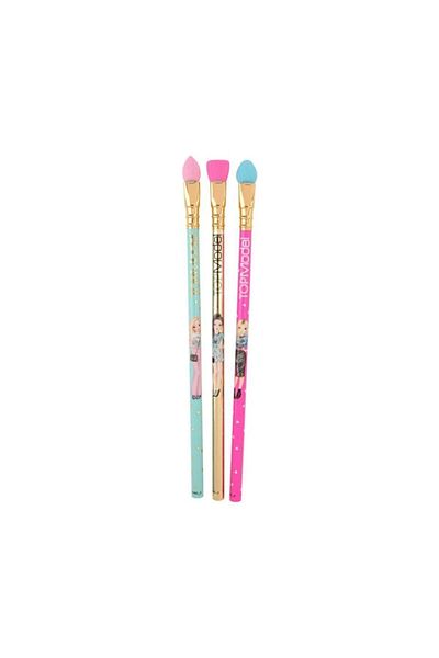 Top Model Makeup Brush Set Looking Pencil 3 Pieces