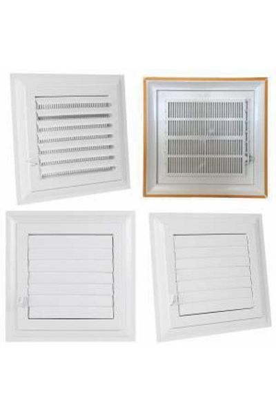 Mavienerji Plastic Grille Bathroom / WC Ventilation Grille Shutter 45 x 65 cm
