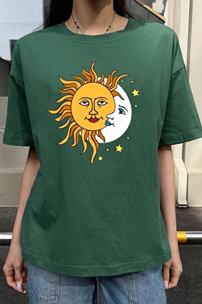 trendypassion تي شيرت مطبوع بألسنة لاركس للجنسين