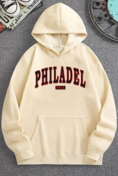 trendypassion سويت شيرت فيلادلفيا مطبوع للجنسين