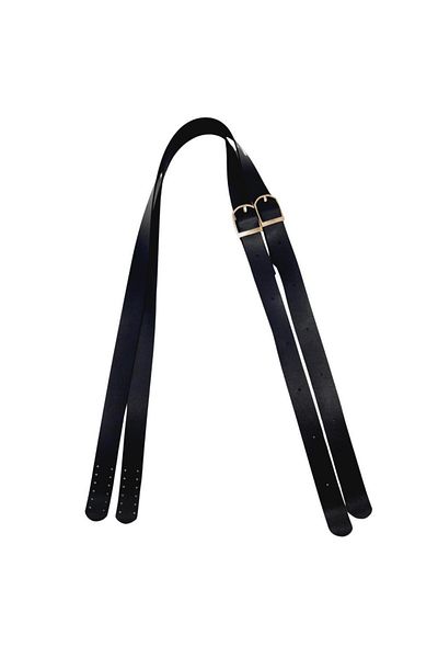 angel çanta aksesuar Angel Bag Accessory Faux Leather Single Buckle Adjustable Double Bag Handle Black Color Light Gold Metal