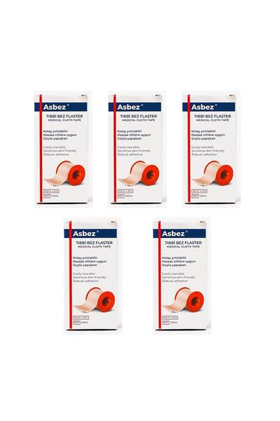 ASSAN Asbez Bez Flaster 10cm x5m 5 Adet