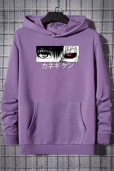 trendypassion Hanorac cu glugă cu imprimeu Ken Kaneki unisex