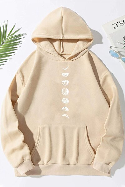 trendypassion Hanorac unisex cu imprimeu Moon Phases