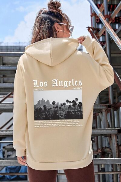 trendypassion Unisex Φούτερ με στάμπα Los Angles