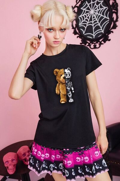 trendypassion Μπλουζάκι Unisex Boys Bear Printed