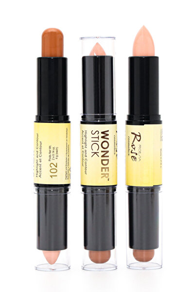 Roesıa Rose Cosmetics Rose Çift Taraflı Contour Stick & Wonder Kontür Stick
