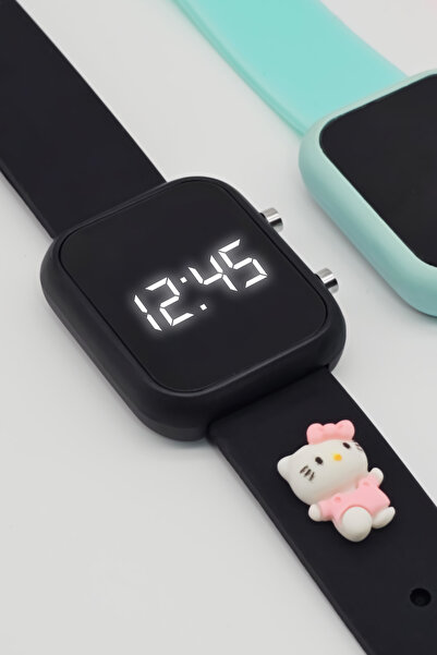 tutkanstore Kitty Figürlü Çocuk Kol Saati Su Geçirmez Kız Kol Saatleri 3 Yaş ...