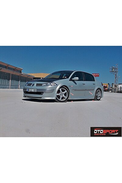 OTOSPORT Renault Megane 2 Sedan Marşpiyel Sağ Sol Takım Fiberglass Boyasız