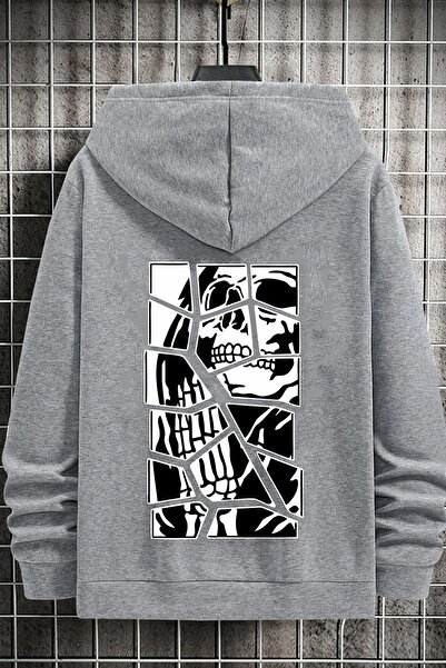 trendypassion Hanorac unisex cu imprimeu craniu