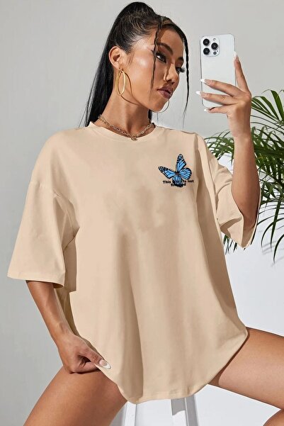 trendypassion Μπλουζάκι Unisex με σχέδιο πεταλούδας