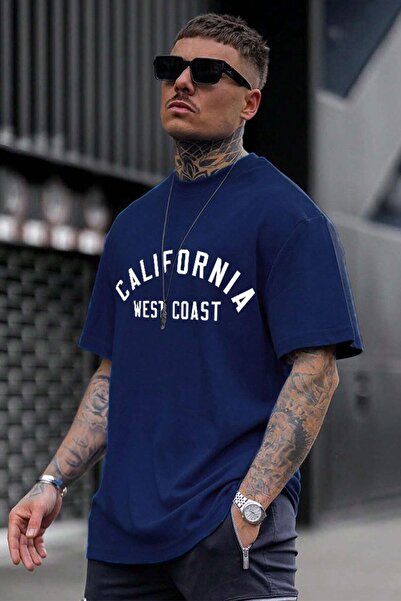 trendypassion Μπλουζάκι Unisex West Coast με στάμπα Oversize