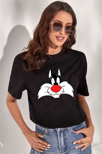 trendypassion Μπλουζάκι Unisex Sylvester Printed