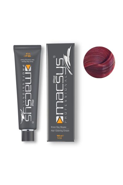 MACSYS Şarap Kızılı Oksidansız 100 ml Profesyonel Saç Boyası No:6.5