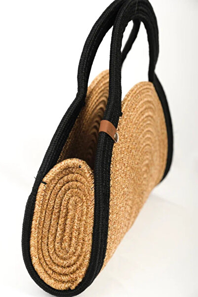 MaVaux Mia Hasır Jüt Clutch Çanta