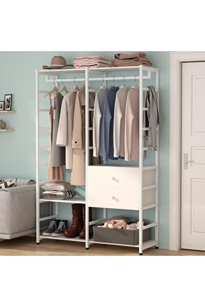 Zizuva Özel Tasarım Metal Açık Gardırop
