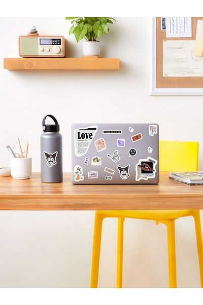 AR Sticker - Σετ αυτοκόλλητων tablet για φορητό υπολογιστή με θέμα Vintage & Retro