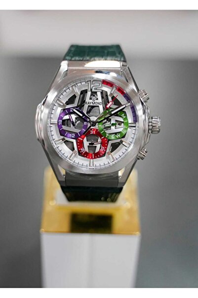 Raymond Men's Leather Wristwatch