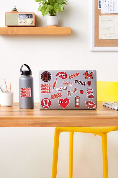 AR Sticker - Σετ αυτοκόλλητων tablet για φορητό υπολογιστή Vsco Red 3