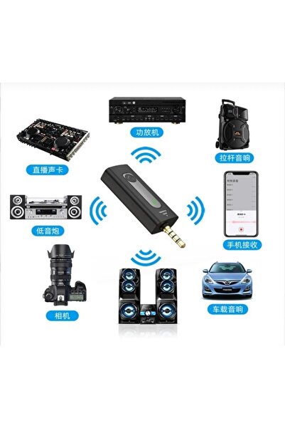 Mi7a K35 Kablosuz Yaka Mikrofonu Aux Girişli Mini Taşınabilir Mikrofon