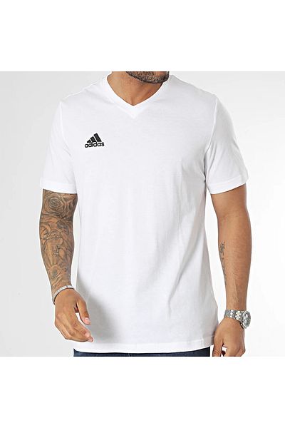 adidas Ent22 Tee White Ανδρικό μπλουζάκι casual - HC0452