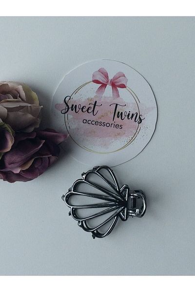 Sweet twins accessories Πόρπη με μεταλλικό μάνδαλο Oyster