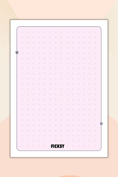 Ficksy 50 Pieces Light Pink Note Card - A6 Size Work Card - Notepad - Memo Pad