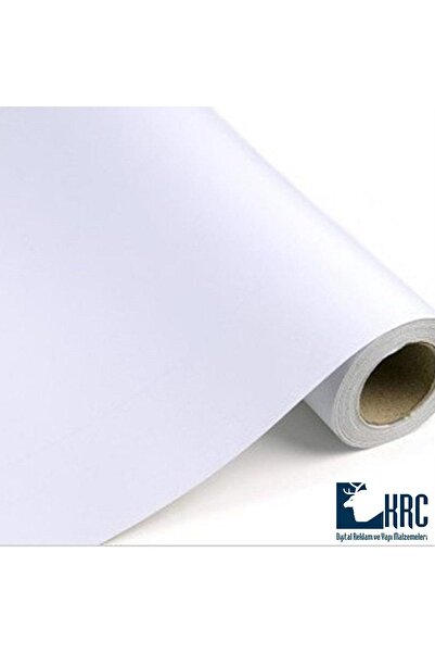 KRCDİJİTAL Mat Beyaz- Beyaz Eşya-buzdolabı-çamaşır Bulaşık Makinası Kaplama Folyo 50*2 Kendinden Yapışkanlı