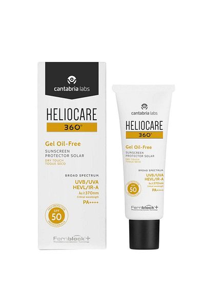 Heliocare 50ml 360 Oil Free SPF+50 Gel Sunscreen